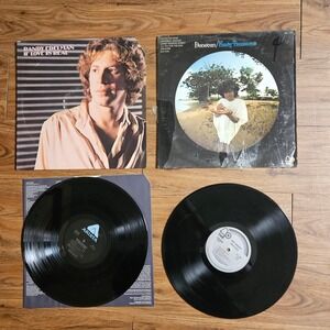 Lot of 2 Randy Edelman If Love Is Real PROMO, Donovan Early Treasures Vinyl‎ 12"